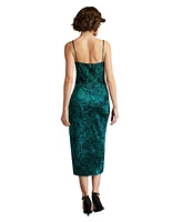 Tadashi Shoji Women's Juneau Spaghetti Strap Lace Midi Dress