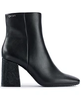 Dkny Women's Steph Block Heel Dress Booties