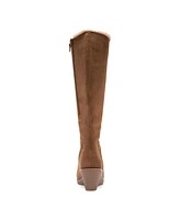 Aerosoles Women's Binocular Shearling Tall Wedge Boots