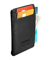 Levi's Men's Rfid Genuine Leather Front Pocket Wallet