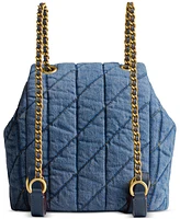 Coach Tabby Small Quilted Denim Backpack