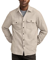 Lucky Brand Men's Solid Cloud Soft Long Sleeve Flannel Shirt