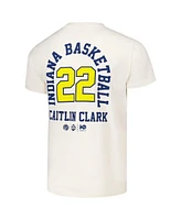 Kur8ted Men's and Women's Caitlin Clark Cream Indiana Fever Player Id Arch T-Shirt