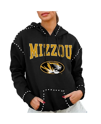 Gameday Couture Women's Black Missouri Tigers Studded Pullover Hoodie