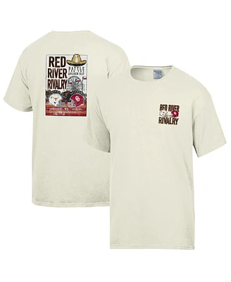 Comfortwash Men's Cream Texas Longhorns vs. Oklahoma Sooners Red River Rivalry T-Shirt