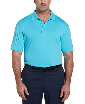 Pga Tour Men's Airflux Solid-Color Mesh Polo Golf Shirt