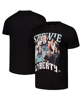 Stadium Essentials Men's and Women's Breanna Stewart Black New York Liberty 2024 Crossroads T-Shirt