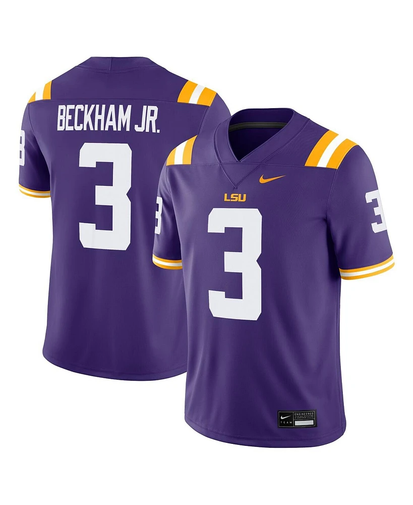 Nike Men's Odell Beckham Jr. Purple Lsu Tigers Alumni Game Jersey