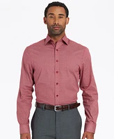 Nick Graham Men's Modern-Fit Medallion Tile Dress Shirt