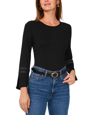 Vince Camuto Women's Ribbon-Trim Top