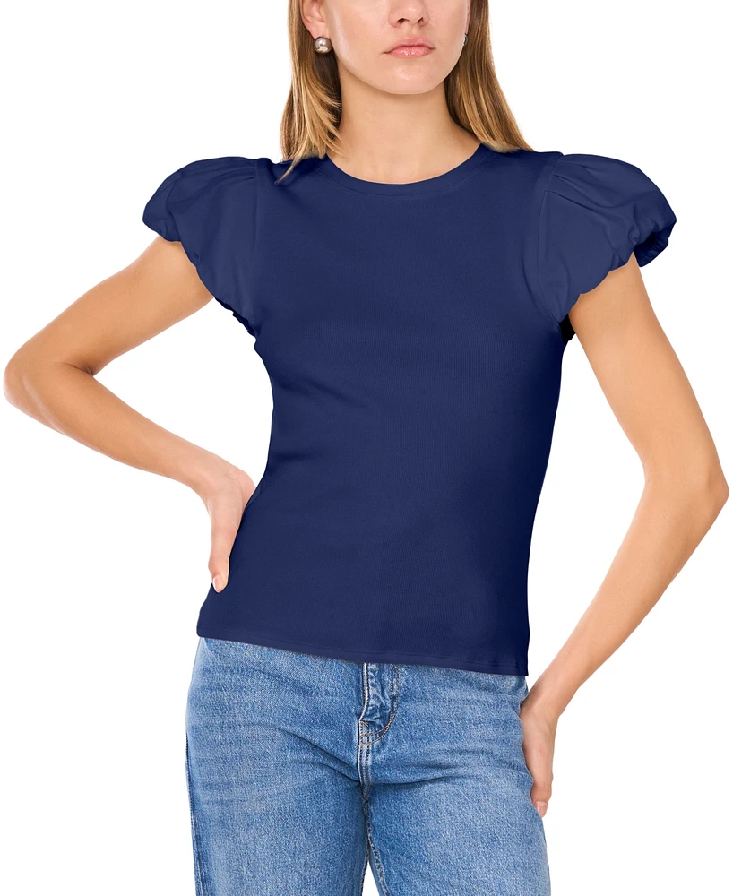 1.state Women's Tulip-Sleeve T-Shirt