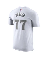 Nike Men's White Luka Doncic Dallas Mavericks 2024/25 City Edition Name Number T-Shirt