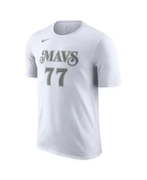 Nike Men's White Luka Doncic Dallas Mavericks 2024/25 City Edition Name Number T-Shirt