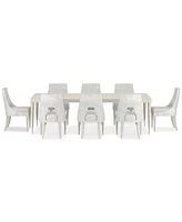 Mezzanine 9-Pc. Dining Set (Rectangular Table & 8 Side Chairs)