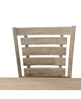 The Pop Home Set of 2 Counter Height Dining Chairs with Solid Wood Back-The Pop Home