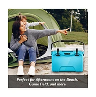 SereneLife 25-Quart Portable Cooler Box, Holds Up to 63 Cans