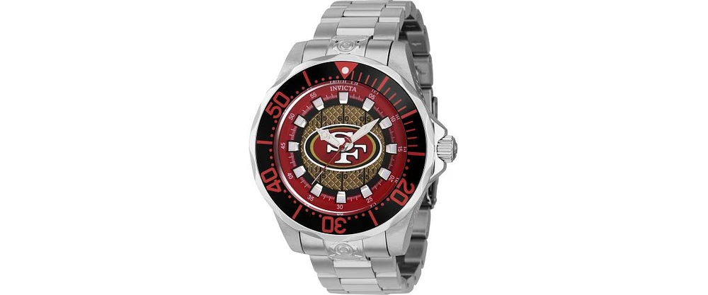 Invicta Men's 42118 Nfl San Francisco 49ers Automatic 3 Hand Khaki Dial Watch