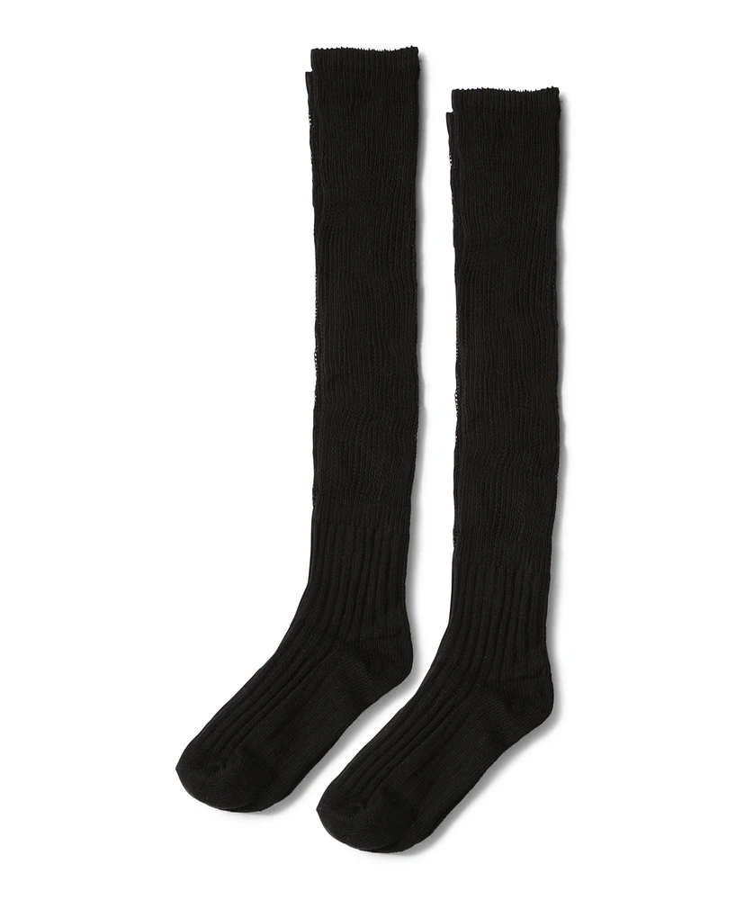 Belle & Bloom Women's End Game Tall Solid Tube Socks