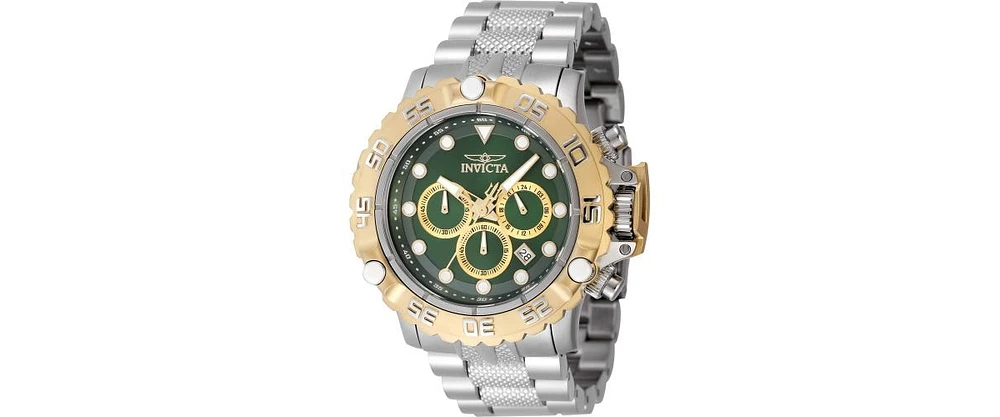Invicta Men's 47183 Subaqua Automatic Chronograph Green, Gold Dial Watch