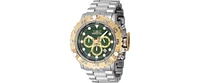 Invicta Men's 47183 Subaqua Automatic Chronograph Green, Gold Dial Watch