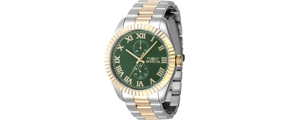 Invicta Men's 47427 Specialty Quartz Multifunction Green Dial Watch