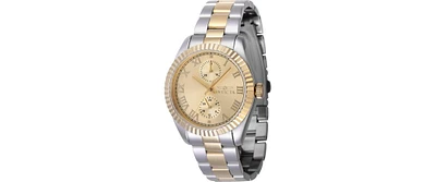 Invicta Women's 47442 Specialty Quartz Multifunction Gold Dial Watch