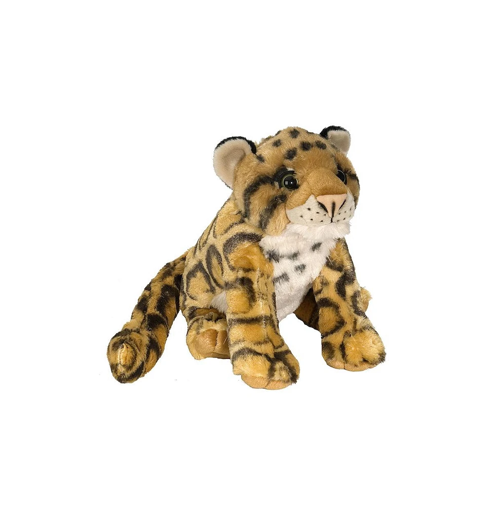 Wild Republic Cuddlekins Clouded Leopard Stuffed Animal, 12 Inches