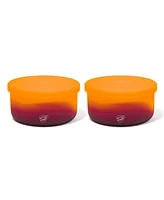 Silipint Lidded Bowls 30oz: 2 pk - Sun Storm