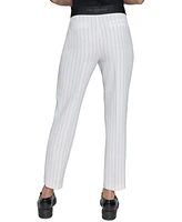 Karl Lagerfeld Paris Women's Slim Pinstripe Pants