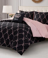 Juicy Couture Logo Link 6-Pc. Comforter Set, Twin