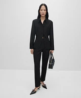 Mango Women's Silk Shirt