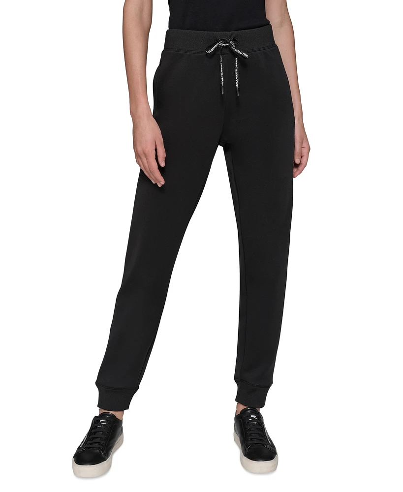 Karl Lagerfeld Paris Women's Script-Logo Joggers