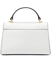 Lauren Ralph Farrah Small Leather Satchel