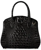 Brahmin Rosetta Melbourne Medium Leather Satchel