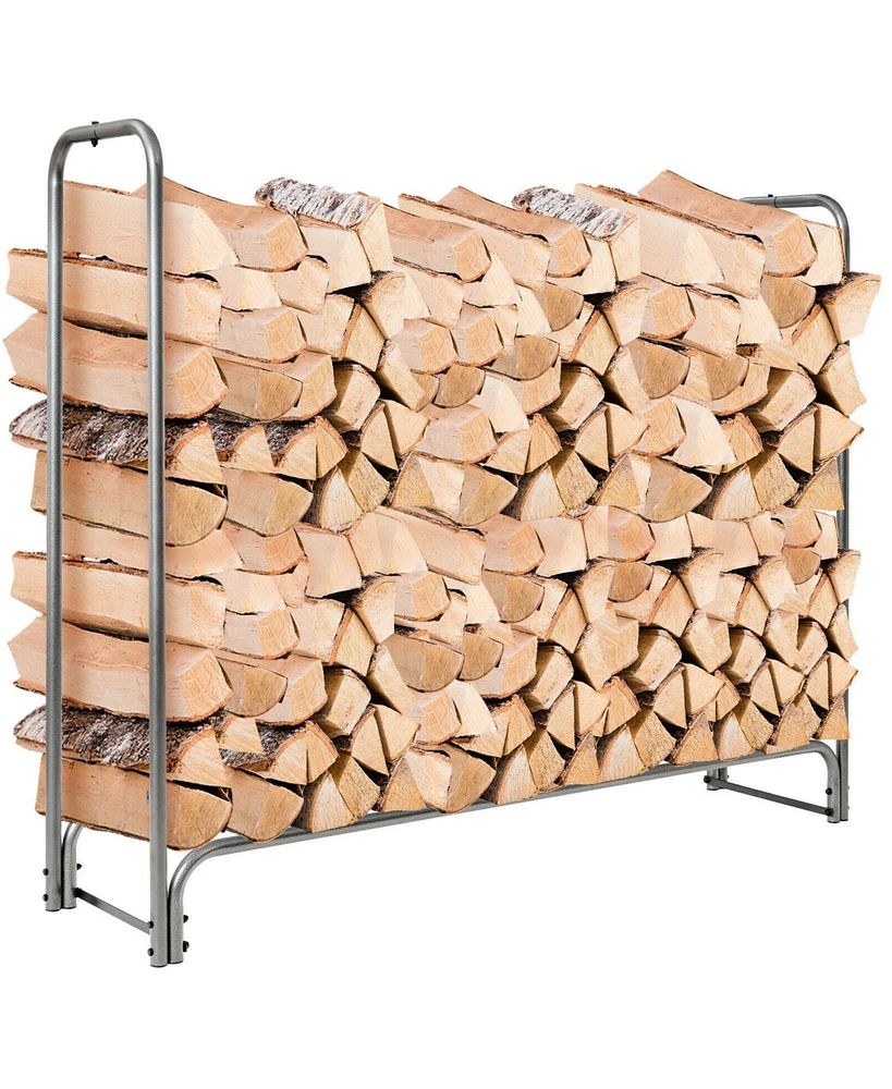 Gouun 5 Feet Firewood Storage Log Rack-5 Feet