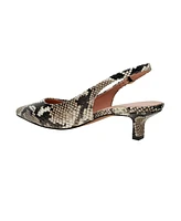 Linea Paolo Cecil Slingback Kitten Heel Pumps