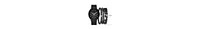 American Exchange Men's Quartz Matte Black Silicone Strap Watch, 47mm