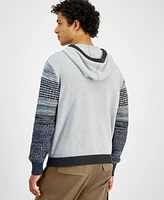 Sun + Stone Men's Tao Patterned Hoodie, Exclusively at Macy's