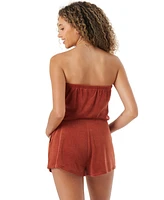 Roxy Juniors' Special Feeling Terry Romper Cover-Up