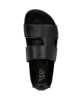 Franco Sarto Women's Britt Open Toe Slide Sandals
