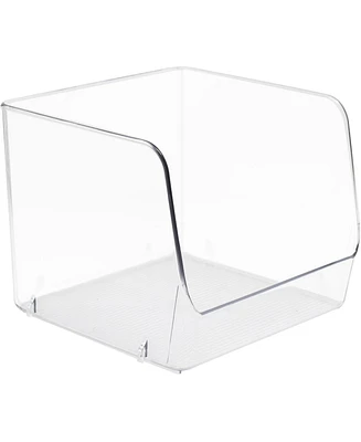 Sorbus Clear Open Storage Bins (4-Pack)