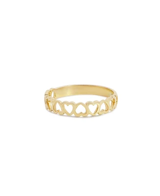 The Lovery Gold Open Heart Band 14K Gold