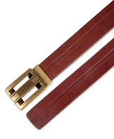 Tommy Hilfiger Men's Flex Stretch Cut Out Plaque Compression Buckle Belt