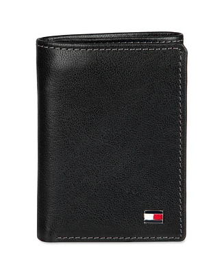 Tommy Hilfiger Men's Rfid Walt Leather Trifold Wallet