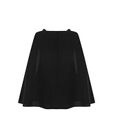 Nocturne Women's Cape Sleeve Mini Dress