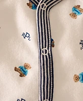 Polo Ralph Lauren Baby Boys Bear Cotton Footed Coverall