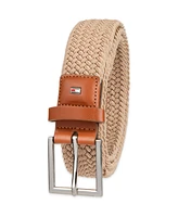 Tommy Hilfiger Men's Giftable Boxed Fully Adjustable Stretch Casual Braided Belt