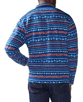 Chubbies Men's Trail Mix Geo-Pattern Quarter-Zip Sweatshirt