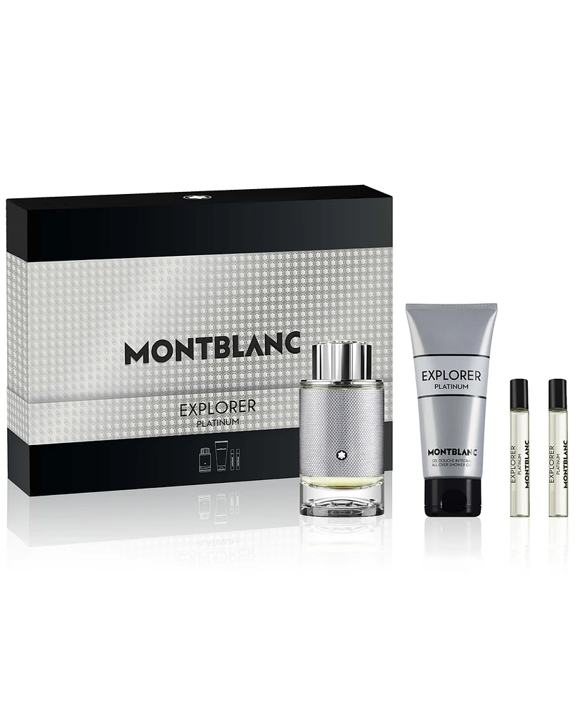 Montblanc Men's 4-Pc. Explorer Platinum Eau de Parfum Gift Set