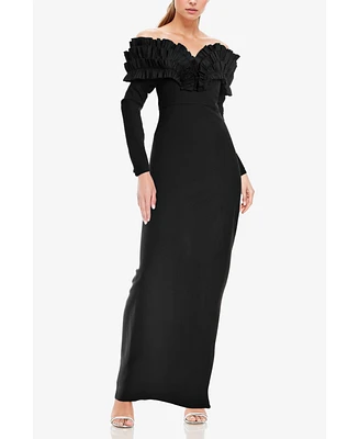 ONE33 Social Women's The Charlotte Long Sleeve Gown